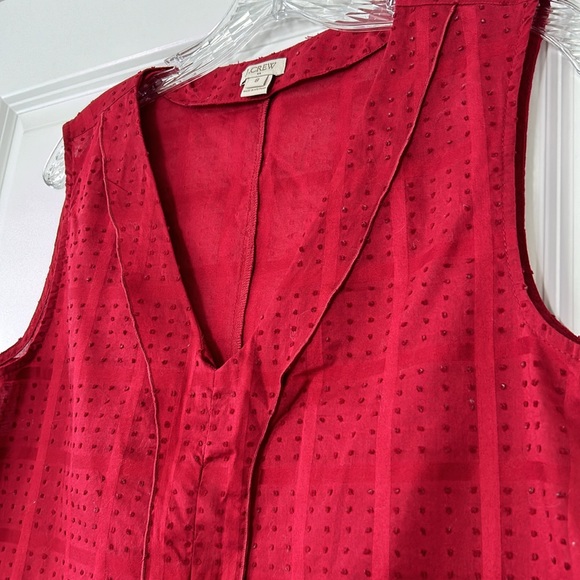 BUNDLE of 2: J Crew Swiss Dot Tank Top & Madewell V-Neck Tee. Cotton Medium - Picture 5 of 12